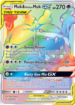 Muk & Alolan Muk-GX Unbroken Bonds #220