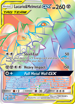 Lucario & Melmetal-GX Unbroken Bonds #224