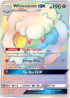 Whimsicott-GX Unbroken Bonds #226