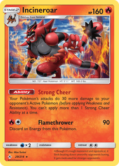 Incineroar Unbroken Bonds #29