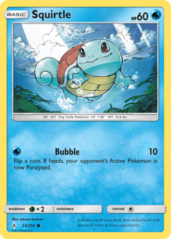 Squirtle Unbroken Bonds #33