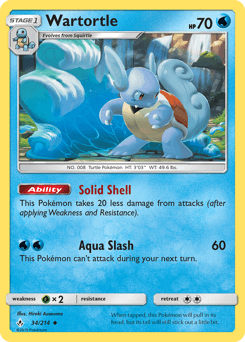 Wartortle Unbroken Bonds #34