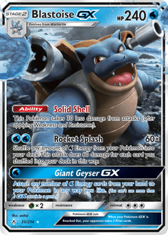 Blastoise-GX Unbroken Bonds #35
