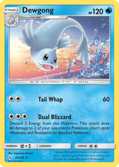 Dewgong Unbroken Bonds #45
