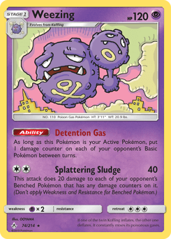 Weezing Unbroken Bonds #74
