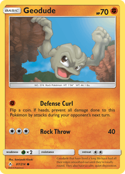 Geodude Unbroken Bonds #87