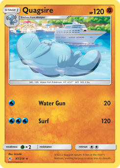 Quagsire Unbroken Bonds #97