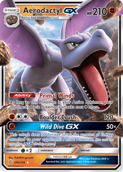 Aerodactyl-GX Unified Minds #106