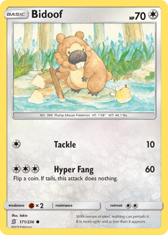 Bidoof Unified Minds #171