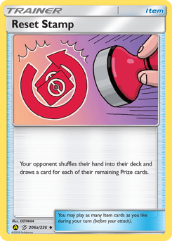 Reset Stamp Unified Minds #206a