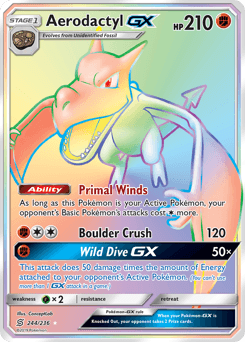 Aerodactyl-GX Unified Minds #244