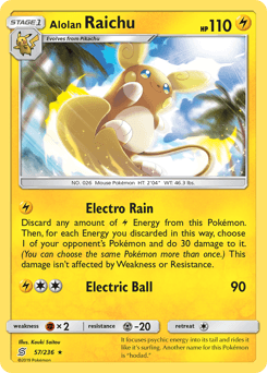 Alolan Raichu Unified Minds #57