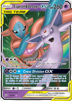 Espeon & Deoxys-GX Unified Minds #72