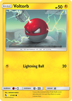 Voltorb Hidden Fates #21
