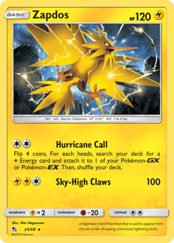 Zapdos Hidden Fates #24