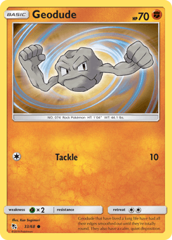 Geodude Hidden Fates #33