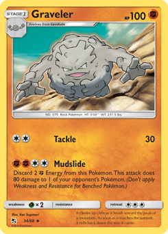 Graveler Hidden Fates #34