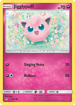 Jigglypuff Hidden Fates #41