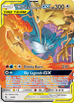 Moltres & Zapdos & Articuno-GX Hidden Fates #44