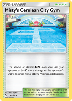 Misty's Cerulean City Gym Hidden Fates #61