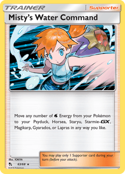 Misty's Water Command Hidden Fates #63