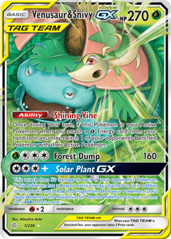 Venusaur & Snivy-GX Cosmic Eclipse #1