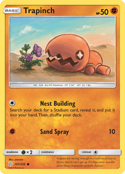 Trapinch Cosmic Eclipse #107