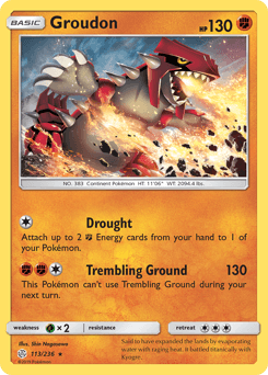 Groudon Cosmic Eclipse #113