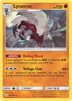 Lycanroc Cosmic Eclipse #124