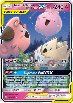 Togepi & Cleffa & Igglybuff-GX Cosmic Eclipse #143