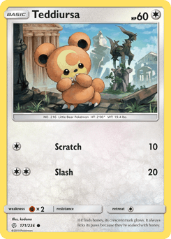 Teddiursa Cosmic Eclipse #171