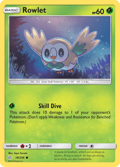 Rowlet Cosmic Eclipse #18
