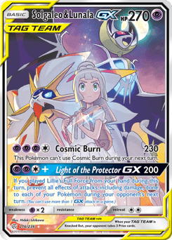 Solgaleo & Lunala-GX Cosmic Eclipse #216