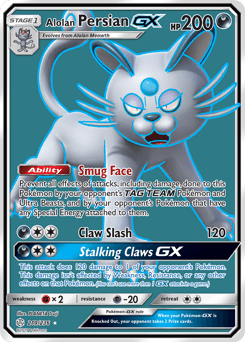 Alolan Persian-GX Cosmic Eclipse #219