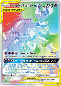 Solgaleo & Lunala-GX Cosmic Eclipse #254