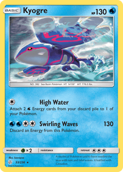 Kyogre Cosmic Eclipse #53