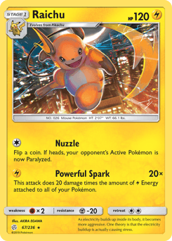 Raichu Cosmic Eclipse #67
