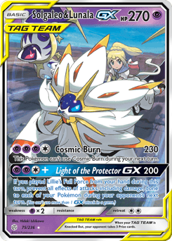 Solgaleo & Lunala-GX Cosmic Eclipse #75
