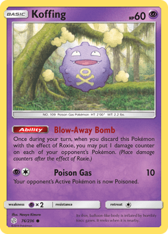 Koffing Cosmic Eclipse #76