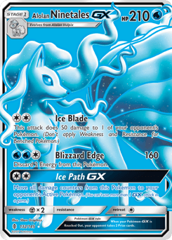 Alolan Ninetales-GX Guardians Rising #132