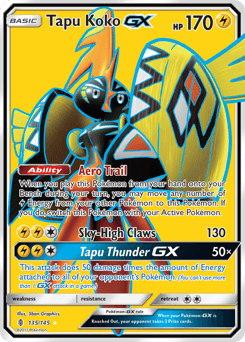 Tapu Koko-GX Guardians Rising #135
