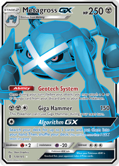 Metagross-GX Guardians Rising #139