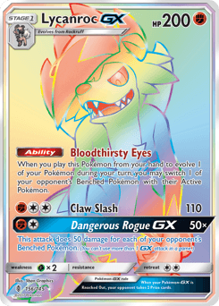 Lycanroc-GX Guardians Rising #156