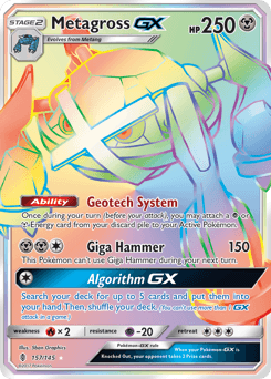 Metagross-GX Guardians Rising #157