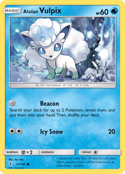 Alolan Vulpix Guardians Rising #21