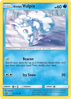 Alolan Vulpix Guardians Rising #21a