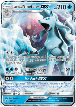 Alolan Ninetales-GX Guardians Rising #22