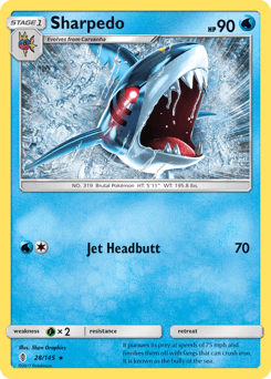 Sharpedo Guardians Rising #28