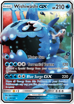 Wishiwashi-GX Guardians Rising #38