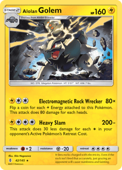 Alolan Golem Guardians Rising #42